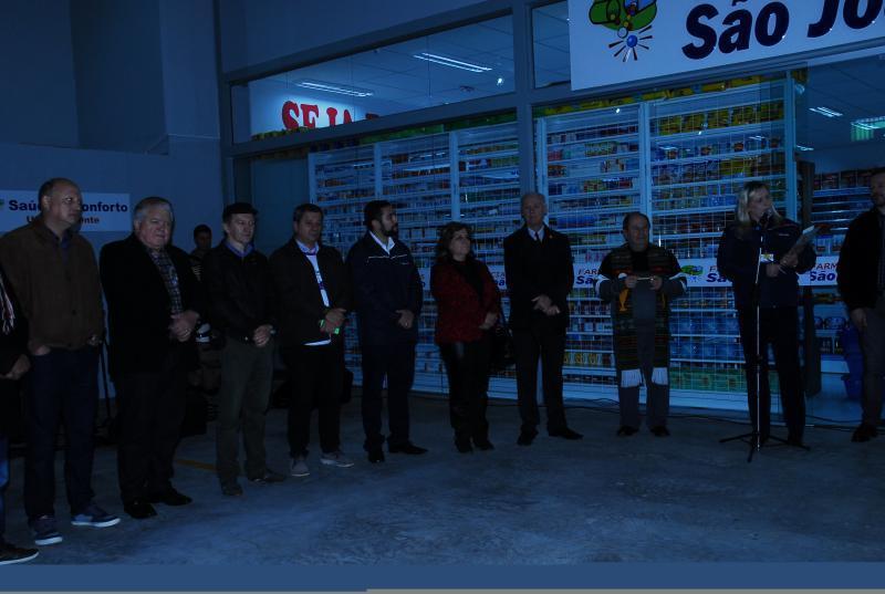 inauguração 480 loja da Rede de Farmácias São João, a 5ª em Santo