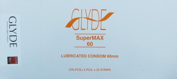 Preservativos Slim Fit Glyde (100 unid.) Para um ajuste perfeito. Transparentes e sem aroma.