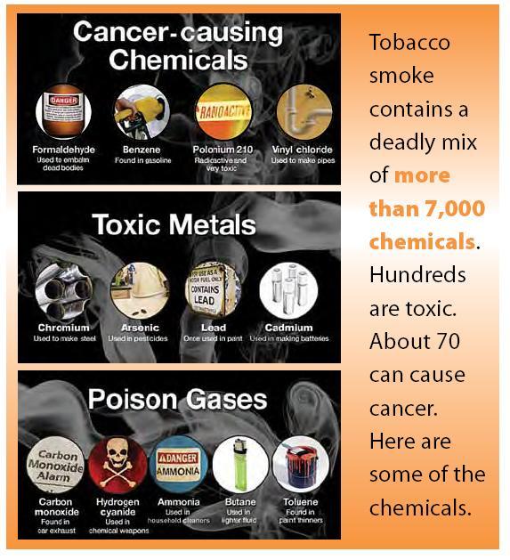 O Tabaco Não é um Produto de Consumo Comum O fumo do Tabaco Aerossol (gases e