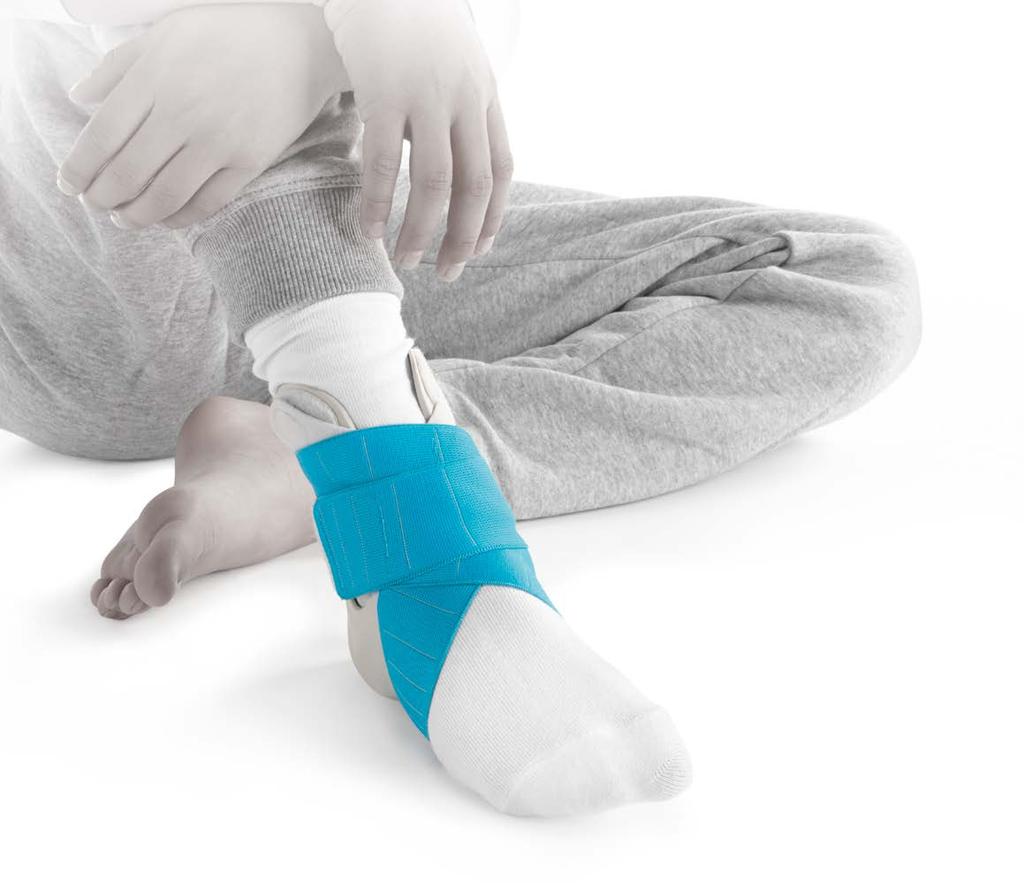 0 ORTHO Ankle Brace Aequi Junior > indications vertaling > Acute ankle ligament lesions; ontbreekt both inversion and eversion trauma > Stabilisation of conservatively or operatively treated ankle
