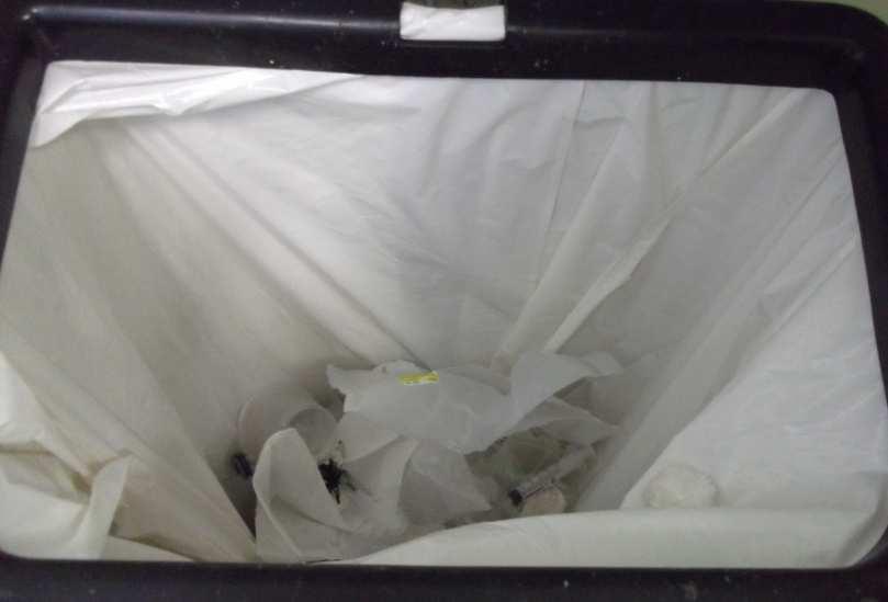 76 Figura 12: Imagem dos sacos contendo resíduo contaminado. 4.