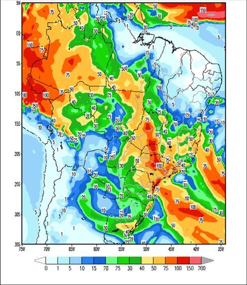 OUTUBRO 2014 RV0 2 Figura 11 Previsão de Precipitação para o período 01/11 a 07/11 - Fonte ONS 4 - Expectativas de ENAs A partir da previsão meteorológica e comparando-se com as afluências da semana