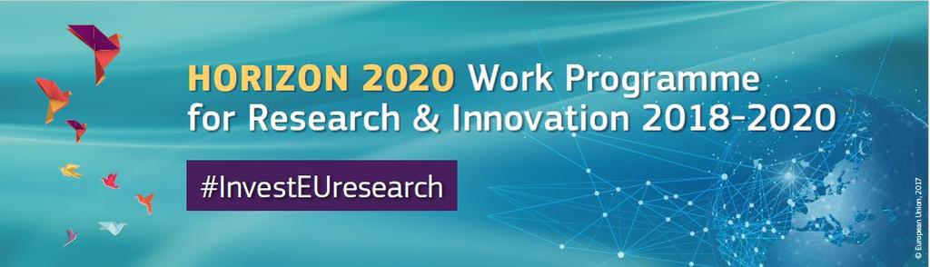 Horizonte 2020 Visão geral do programa Programas de Trabalho Excellent Science Future and Emerging Technologies, Research Infrastructures, including e- Infrastructures Leadership in Enabling and