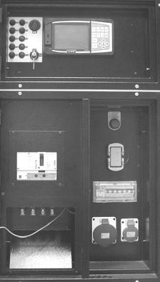 Fig. IV.3 Instalarea panoului de comandă automat ATS-E Panou 808STEM10 Alimentare 12V Cablu 5x1,5(2.