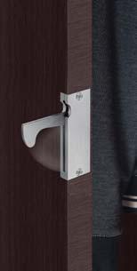 / Flush handles to install on the front of sliding doors. Allows to collect the door fully between two walls. / Cazoleta para instalar en la parte frontal de las puertas correderas.