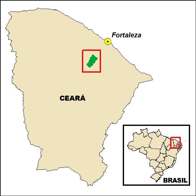 Diante destas peculiaridades, o município de Pacoti localizado a 90km da Capital Fortaleza vem despontando como um importante pólo turístico (Vide Figura 01).