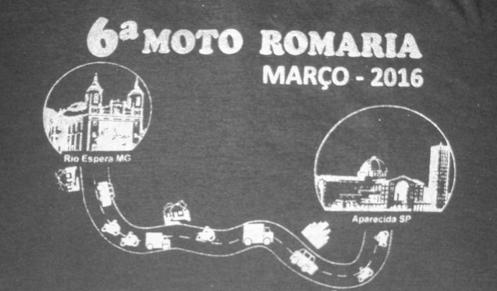 Moto Romaria saíram de Rio Espera com destino à Aparecida e mostraram muita fé e união em um momento de homenagens à mãe Aparecida,