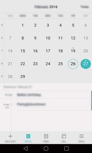 Ferramentas Calendário O Calendário ajuda-o a planear o seu dia. Por exemplo, ajuda-o a planear com antecedência e apresenta informações sobre feriados nacionais.