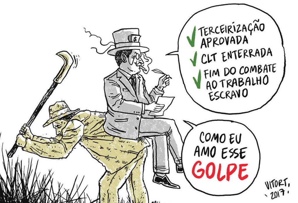 REFORMA TRABALHISTA: PRECARIZA, MUTILA E MATA A aprovação da Reforma Trabalhista, em 13 de julho e que entrou em vigor dia 11 de novembro de 2017, inaugura uma nova fase na história das relações de