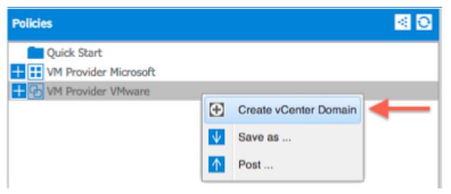 Crie um pool do VLAN dinâmico. Da interface do utilizador APIC, escolha a tela > as políticas de acesso > as associações > o VLAN > criam o pool VLAN. 2.