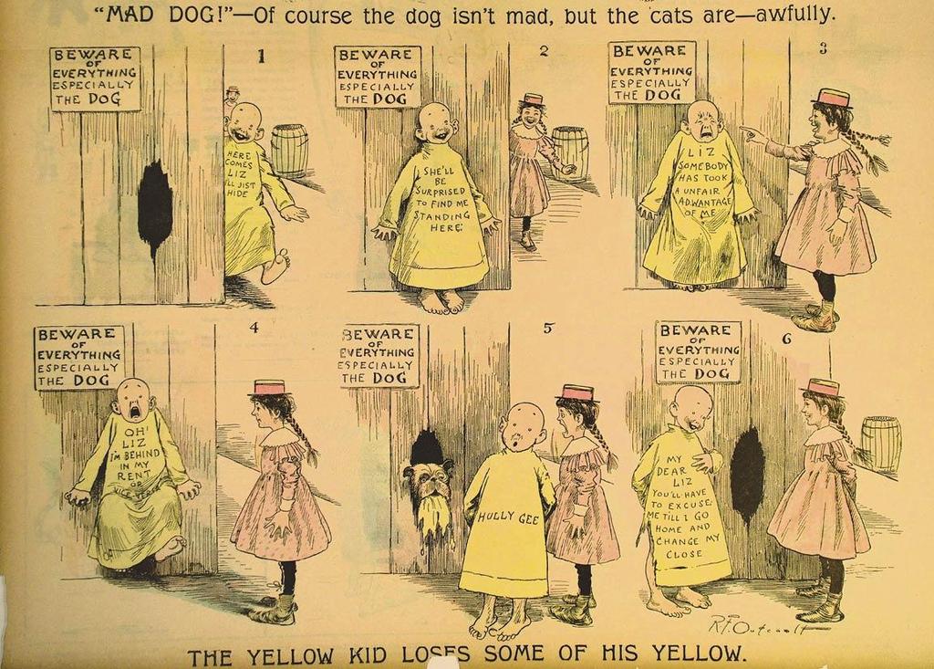 16 Fig.1- Richard Felton Outcault. The yellow Kid. Revista Truth. Nova York. 1894.
