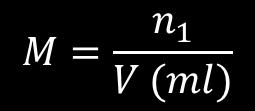 2 CO 3 ) V = 100 ml ou 0,1 L de HCl M