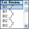 Binária Entrada Binária 1 (BI1) = _/ˉ. Esse é o momento do trip da função de sobrecorrente. Figura 38 Em Fim", selecione: Entr.