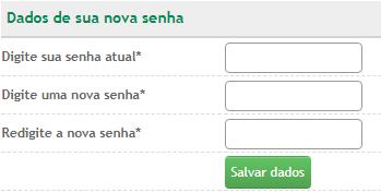 Para cadastrar uma nova senha clique em Esqueceu sua senha e proceda