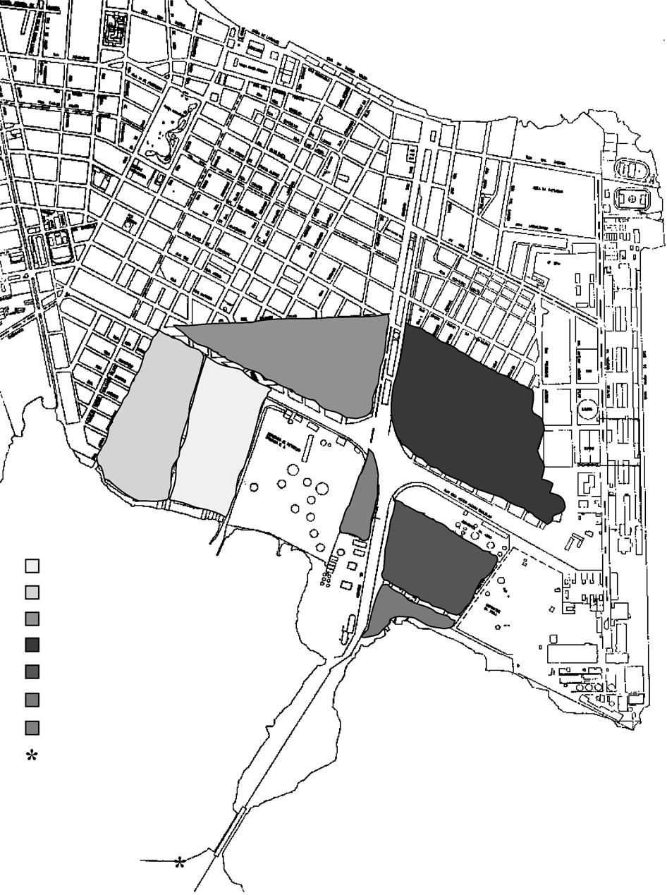 Poluição ambiental, residência materna e baixo peso ao nascer Lar Gaúcho Navegantes Parte do Bairro Centro Parte do Bairro Getúlio Vargas