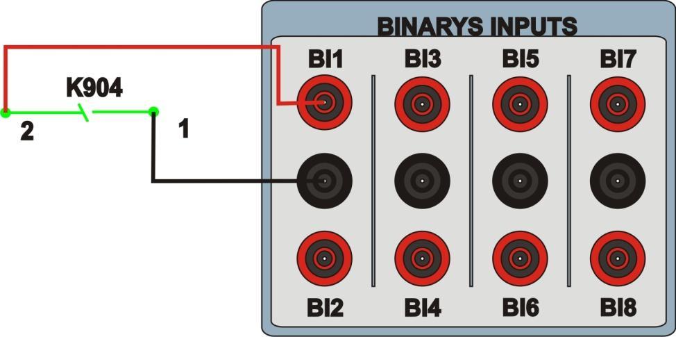 1.3 Entradas Binárias Ligue a Entrada Binária do CE-6006 à saída binária do relé. BI1 ao pino 2 e seu comum ao pino 1 do módulo X092 do relé.