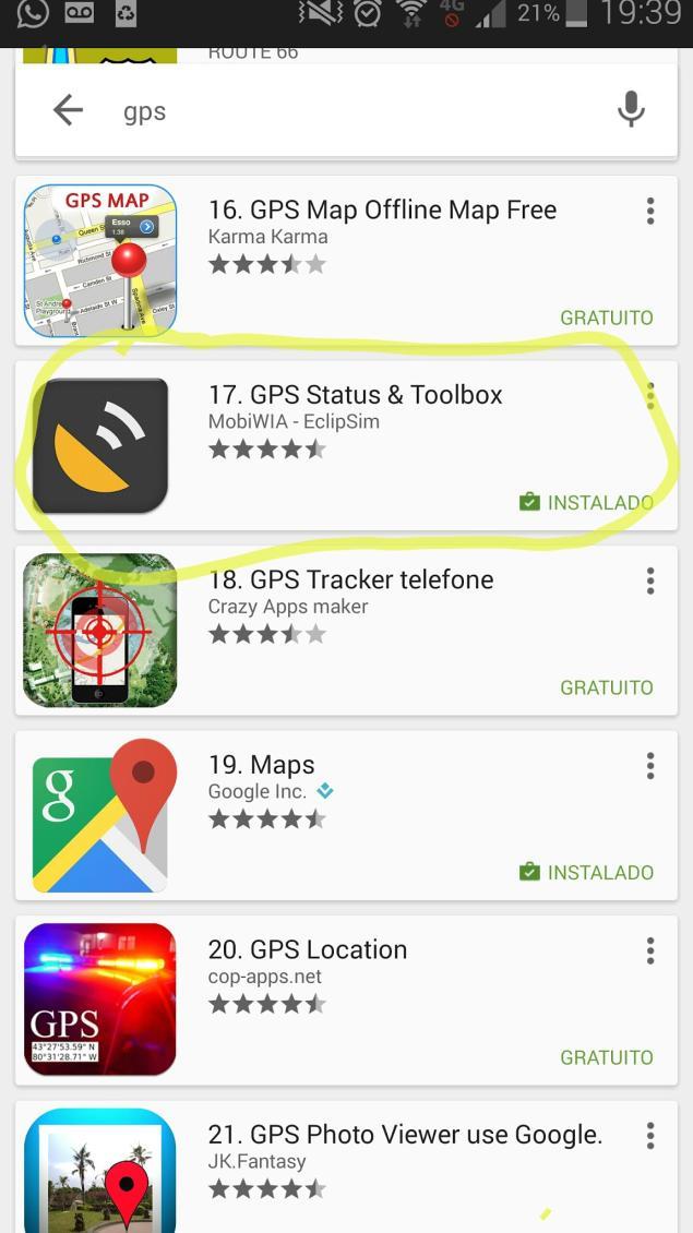 aplicativo GPS