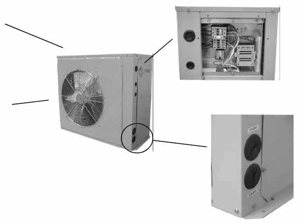 Informações Gerais Unidade Condensadora TRAE Capacidade de 5 a 25 TR. Compressores Scroll.