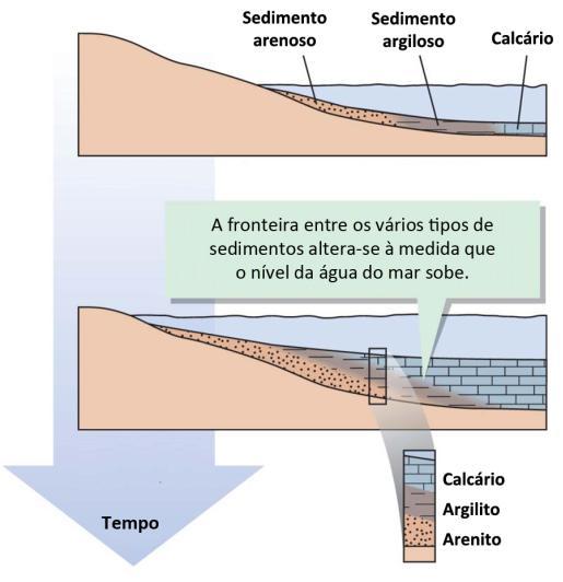 Transgressões e regressões marinhas Essas alterações