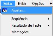 4. Ajustes do software Master INSTRUMENTOS PARA TESTES ELÉTRICOS 4.