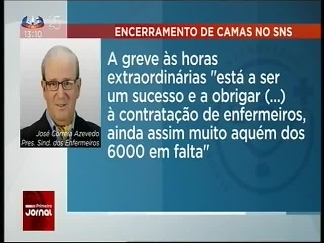 Declarações de Fernando Araújo, secretário de Estado da Saúde.
