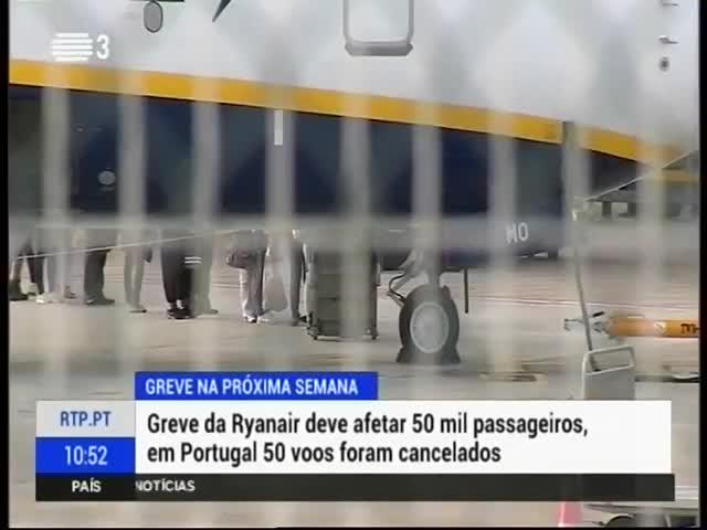 Os tripulantes de cabine da Ryanair vão fazer greve na