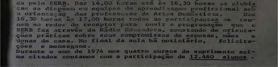 A ideia de nacionalismo, educação para o lar, religiosa e cooperativismo era um dos principais discursos para romper com a