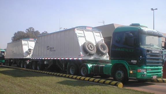 2. Aumento da Eficiência dos Equipamentos de Transporte Rodoviário Caminhões Hopper Capacidade até 55 t.