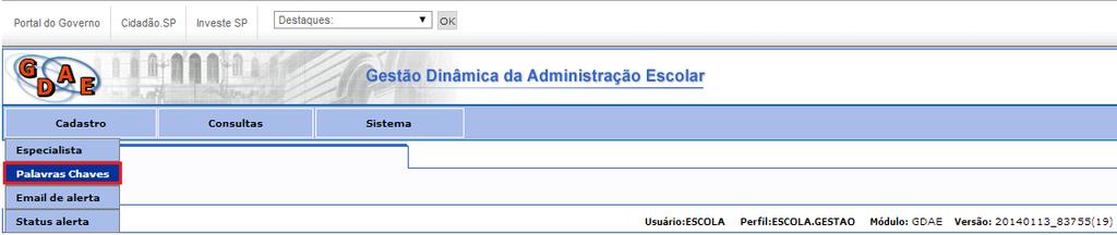 Manual do Usuário fl. 4 de 15 1. Introdução 1.1 Finalidade Este manual tem como finalidade orientar e informar o usuário com o perfil Escola.