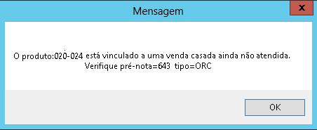 Faturamento Parcial do Orçamento Se o orçamento gerado possui alguns itens que não estão disponíveis em estoque e outros itens que estão disponíveis, é