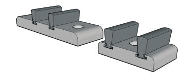 Fornecido em kit Deflector Goteira 717P  pt Fornecido em kit Rolamento 9534.