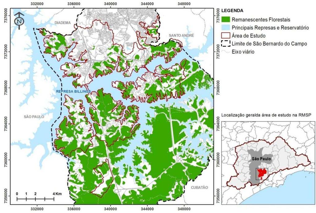 áreas com potencial de conectividade (FUNDAÇÃO SOS MATA ATLÂNTICA, 2014).