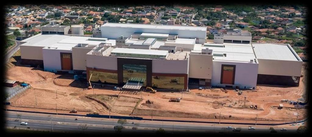 PROJETOS EM DESENVOLVIMENTO Atualmente, temos 2 projetos greenfield em desenvolvimento, o Shopping Estação Cuiabá e o Shopping Cascavel, que juntos irão adicionar 77,3 mil m², ou 5,3% de ABL total e