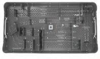 71631156 Luva para broca prateada interna Aço Inoxidável ASTM A564/ 71631027 Caixa Instrumental Percutânea Aço