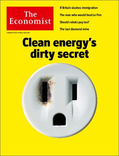 B The need for a market redesign is already recognized by mainstream media Green energy has a dirty secret. The more it is deployed, the more it lowers the price of power from any source.