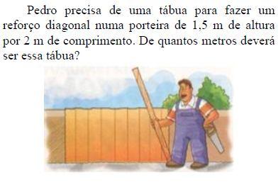 Exercício 2: Resolução: 1,8 100 = 180cm a = b + c a = (60) + (180) a = 3600 + 32400 a =