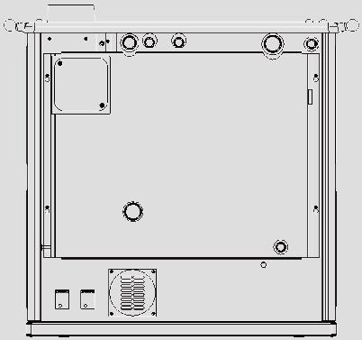 THERMOCOOKERS CERÂMICA lado posterior THERMOCOOKERS STEEL lado posterior TÉCNICA THERMOCOOKERS CERÂMICA THERMOCOOKERS STEEL S 1. Ida ao sistema Ø 1 ¼ F 1 ¼ F 2.