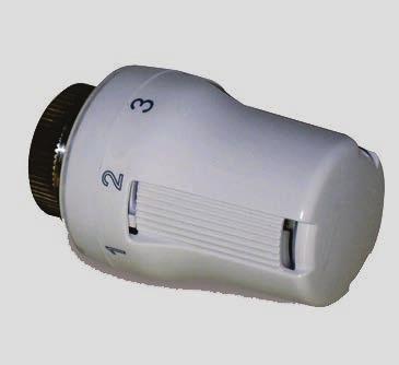 Cabeça termostática com sensor de líquido; Baixa inércia térmica DIMENSÕES (POL) PESO (g) 014623 159700701 Cabeça