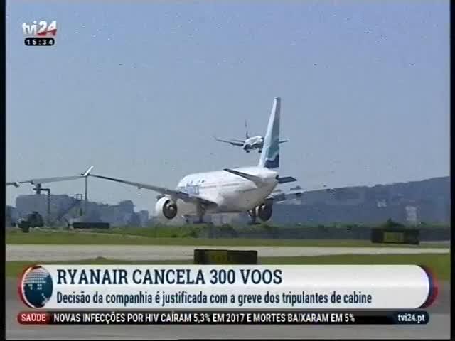 O cancelamento afeta Portugal e também países como Espanha e Bélgica.