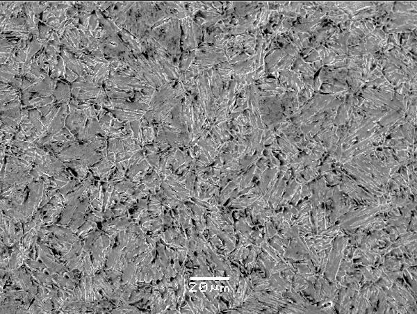 apresentamos o aspecto micrografico do aço estrutural R4 na