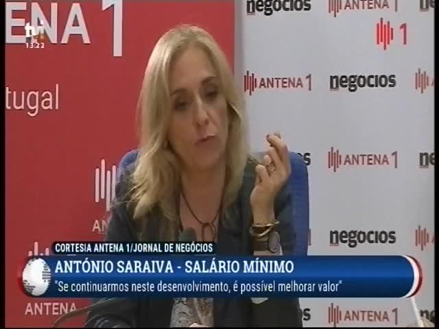 ano. Numa entrevista à rádio Antena 1 e ao "Jornal de Negócios", António Saraiva diz que a Confederação Empresarial Portuguesa, poderá surpreender com um novo valor