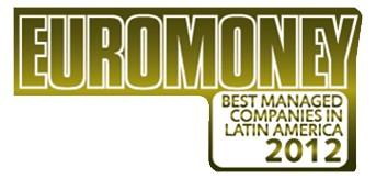 primeira colocada no Euromoney Best Managed Companies in Latin