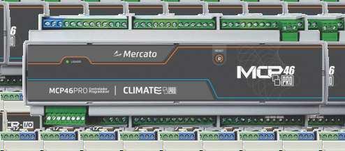 Controlador Programável O controlador MCP46-PRO possui um hardware com grande número de entradas e saídas, que possibilita controle e monitoramento de equipamentos ou