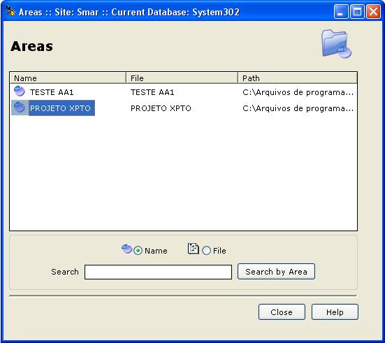 Kpuvcncèçq"g"Qrgtcèçq" Editando uma Configuração HART As configurações criadas usando a ferramenta HFV" JCTV são mostradas na janela Areas do Uvwfkq524.