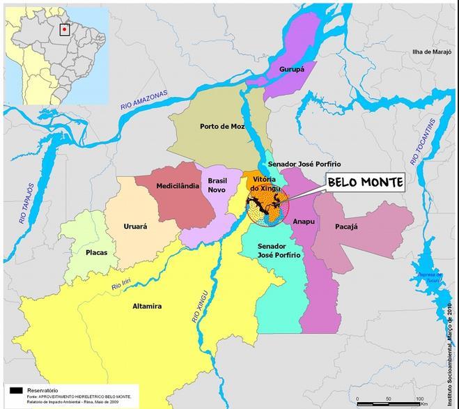 Plano de Desenvolvimento Regional Sustentável do Xingu Conflitos Viabilidade ambiental da UHE de Belo Monte é sustentada por cerca