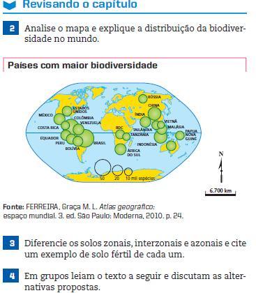 Apresenta o Cartografia em foco, com exercícios de interpretação e