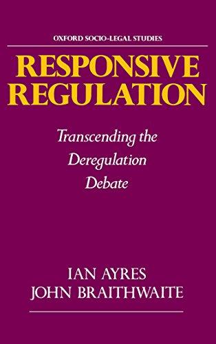 / braithwaite & ayres (1992) Desenvolvimento de teoria de regulação a partir de uma série de pesquisas empíricas sobre uso de sanções e prêmios em diferentes indústrias Contestação de uma