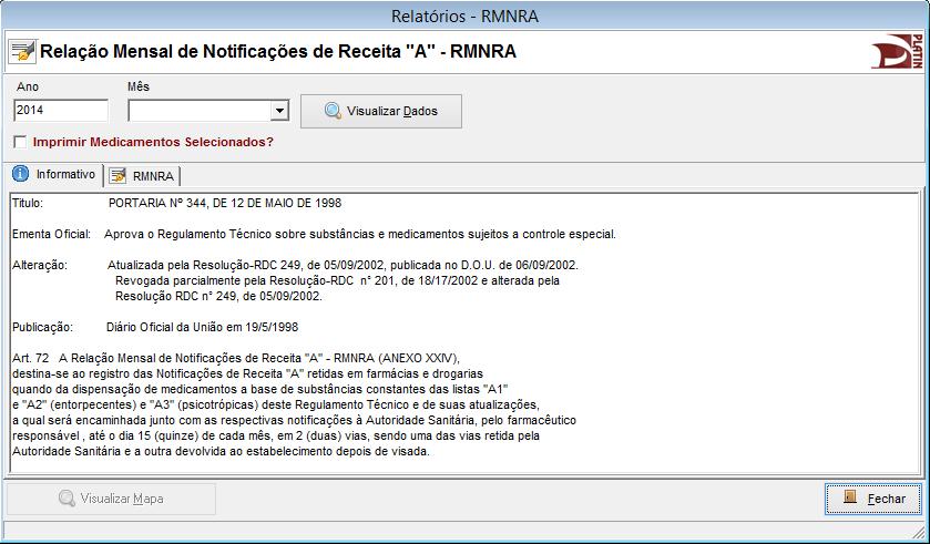 2 - RMNRA (Relação Mensal das Notificações de Receitas "A") 2.