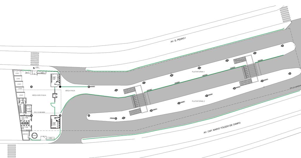 Sistema de Transporte Tronco Alimentado de Vila Luzita Terminal Vila Luzita Construção de banheiros públicos masc./fem.