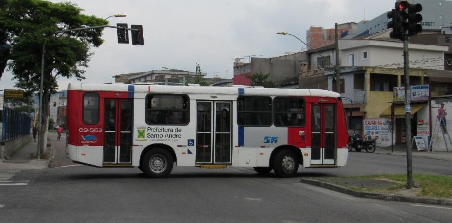 Sistema de Transporte Tronco Alimentado de Vila Luzita Melhoria da frota b) Frota em operação nas linhas alimentadoras Adequação do tipo de veículo às